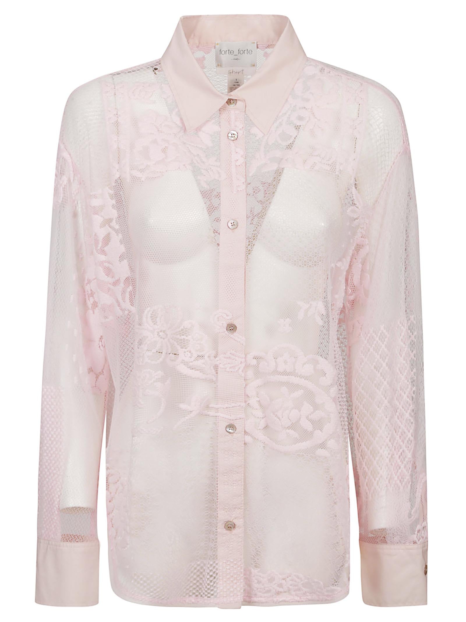 FORTE_FORTE CAMICIA OVER IN PIZZO 13598_MYSHIRT 2516 