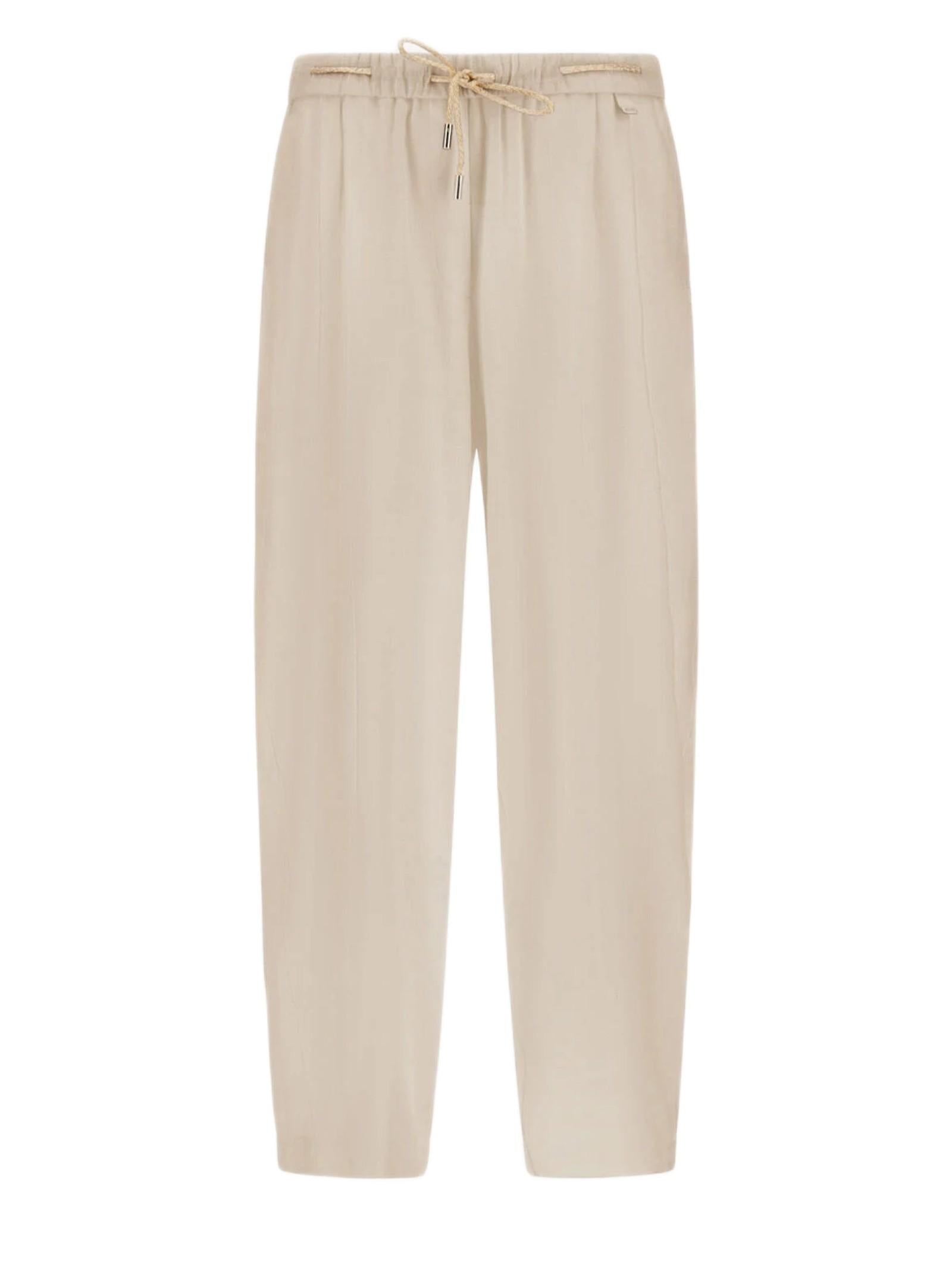 HERNO PANTALONE IN MISTO LINO PT000222D12689 1985 
