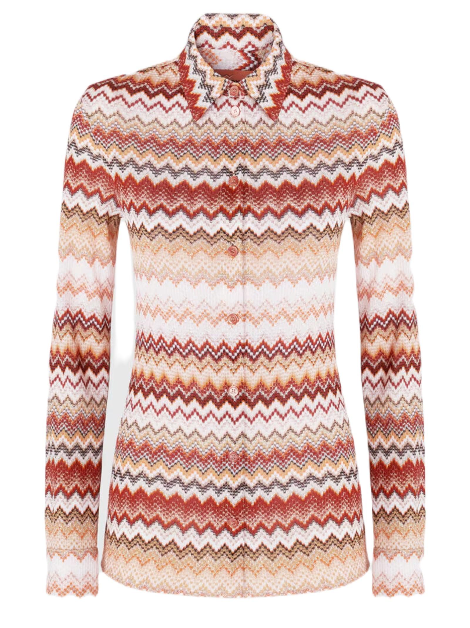 MISSONI CAMICIA MOTIVO ZIG ZAG DS25SJ06BR00ZV S10BB 