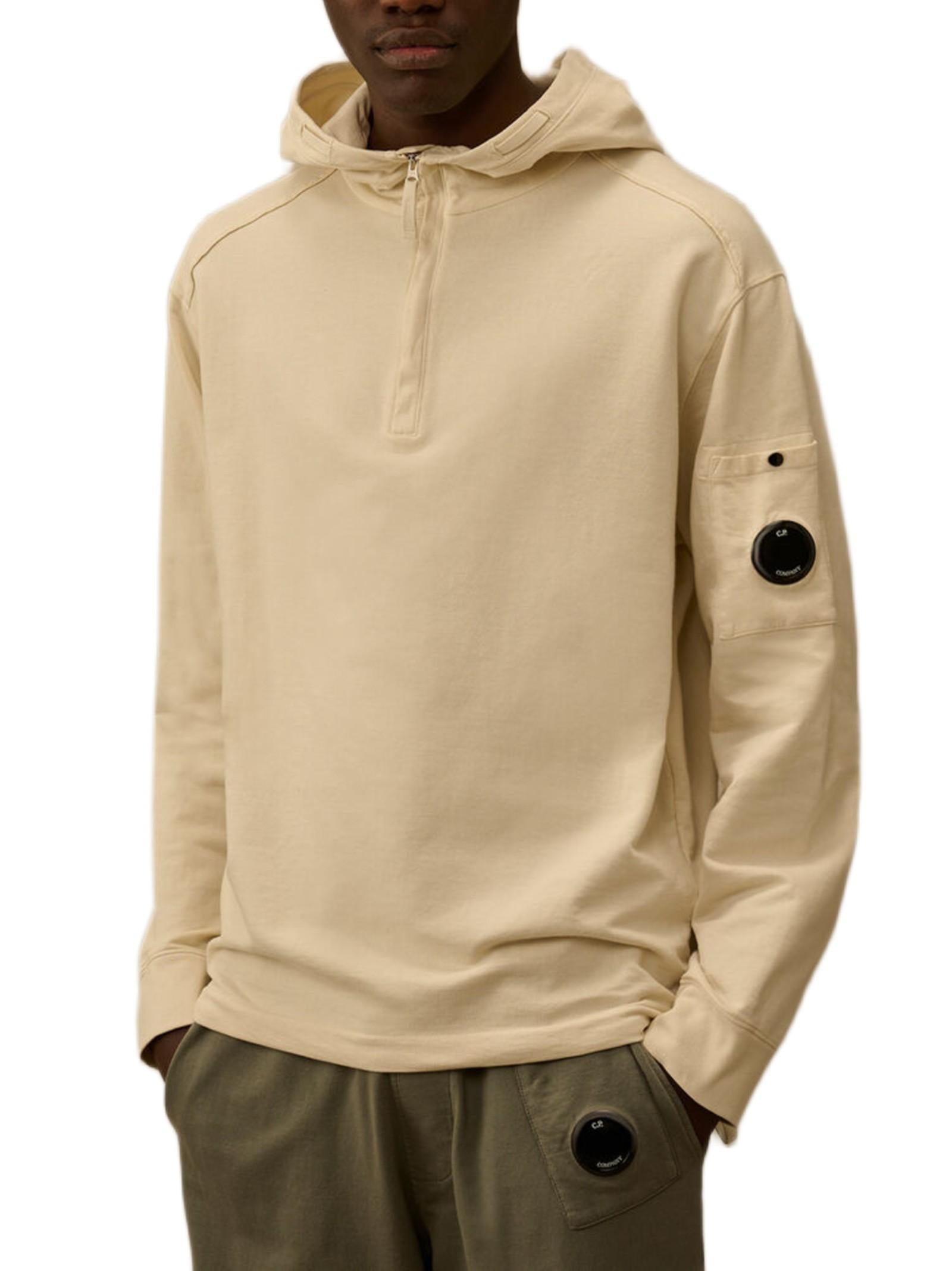 C.P. COMPANY FELPA HOODIE LENS 20CMSS023A002246G 114 
