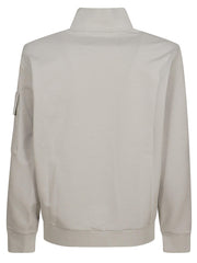 C.P. COMPANY METROPOLIS FELPA MEZZA ZIP 20CLSS010A006452W 936 