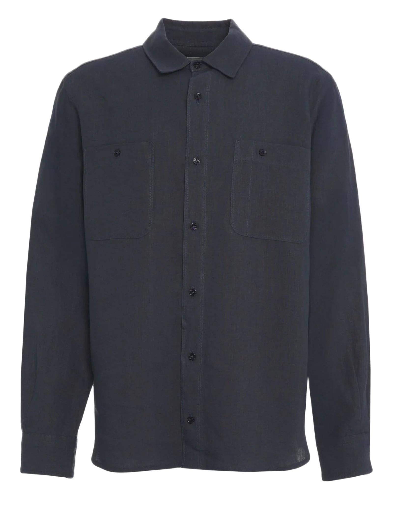 AMARANTO CAMICIA IN LINO B6AB0018 88M 