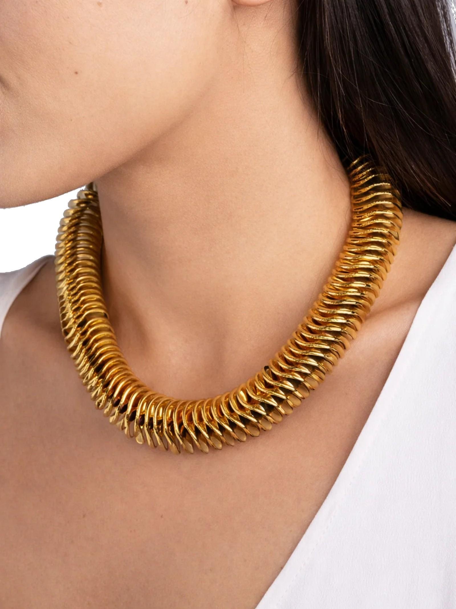 FEDERICA TOSI KATE LACE GIROCOLLO FT26LA21 GOLD 