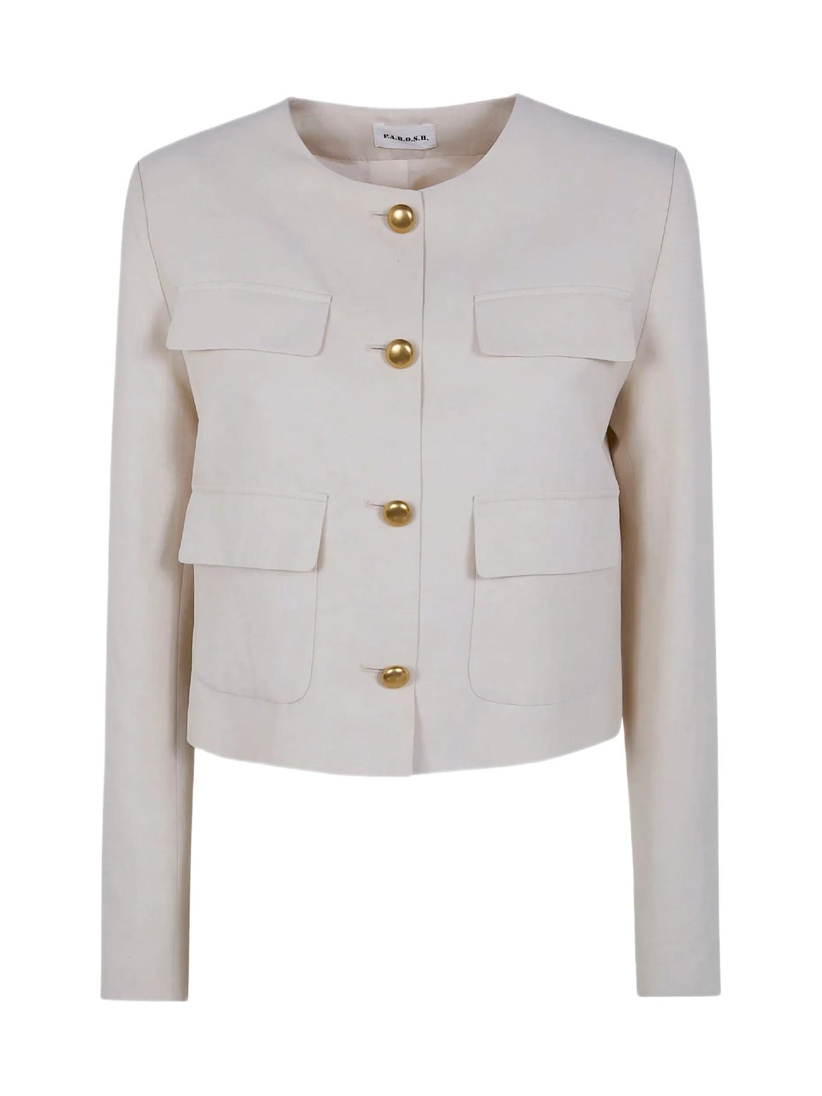 P.A.R.O.S.H. GIACCA IN MISTO LINO RAISA26D420433G 003 