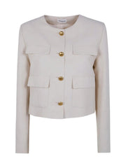 P.A.R.O.S.H. GIACCA IN MISTO LINO RAISA26D420433G 003 