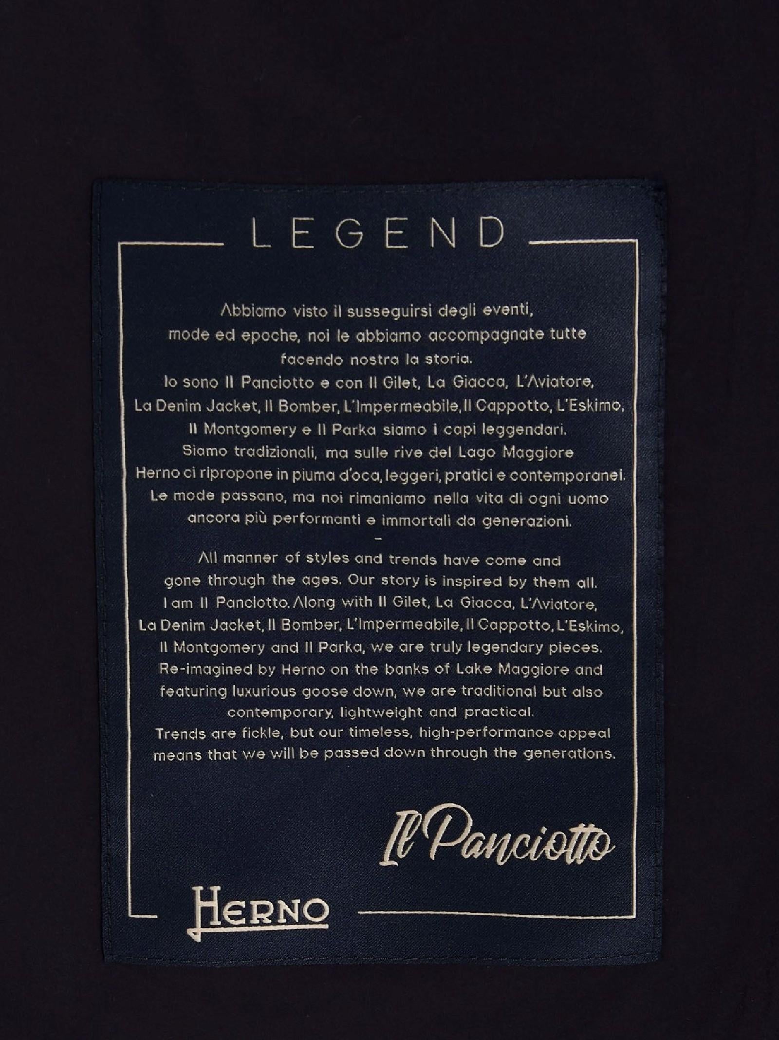 HERNO GILET PIUMA LEGEND PI002ULE19288 9200 