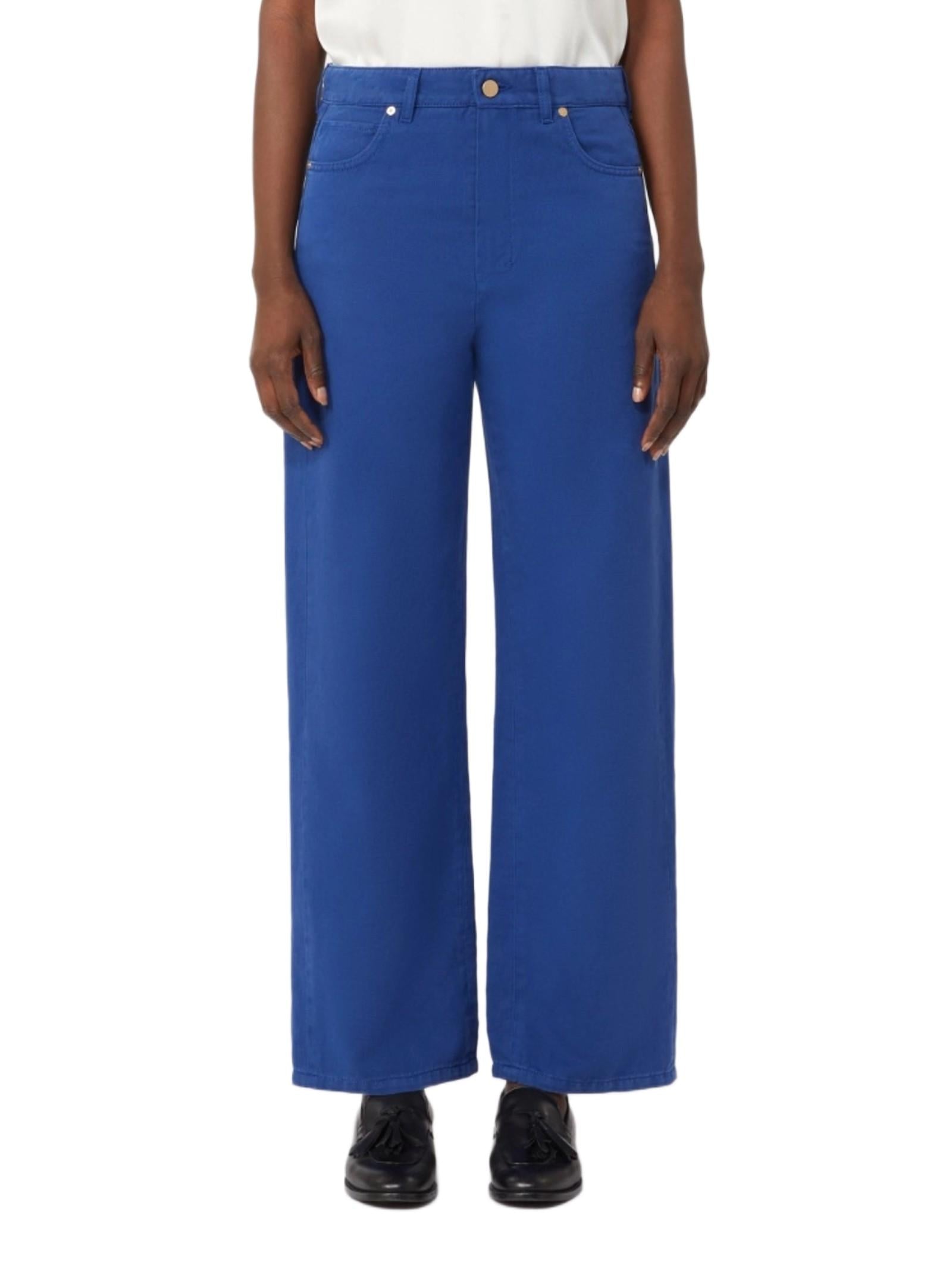 MAX MARA SMMONORATA PANTALONE IN COTONE LINO 2619131083600 004 