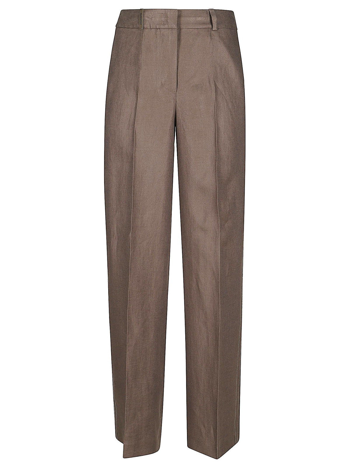 PESERICO PANTALONI PALAZZO IN LINO A0404002606 151 