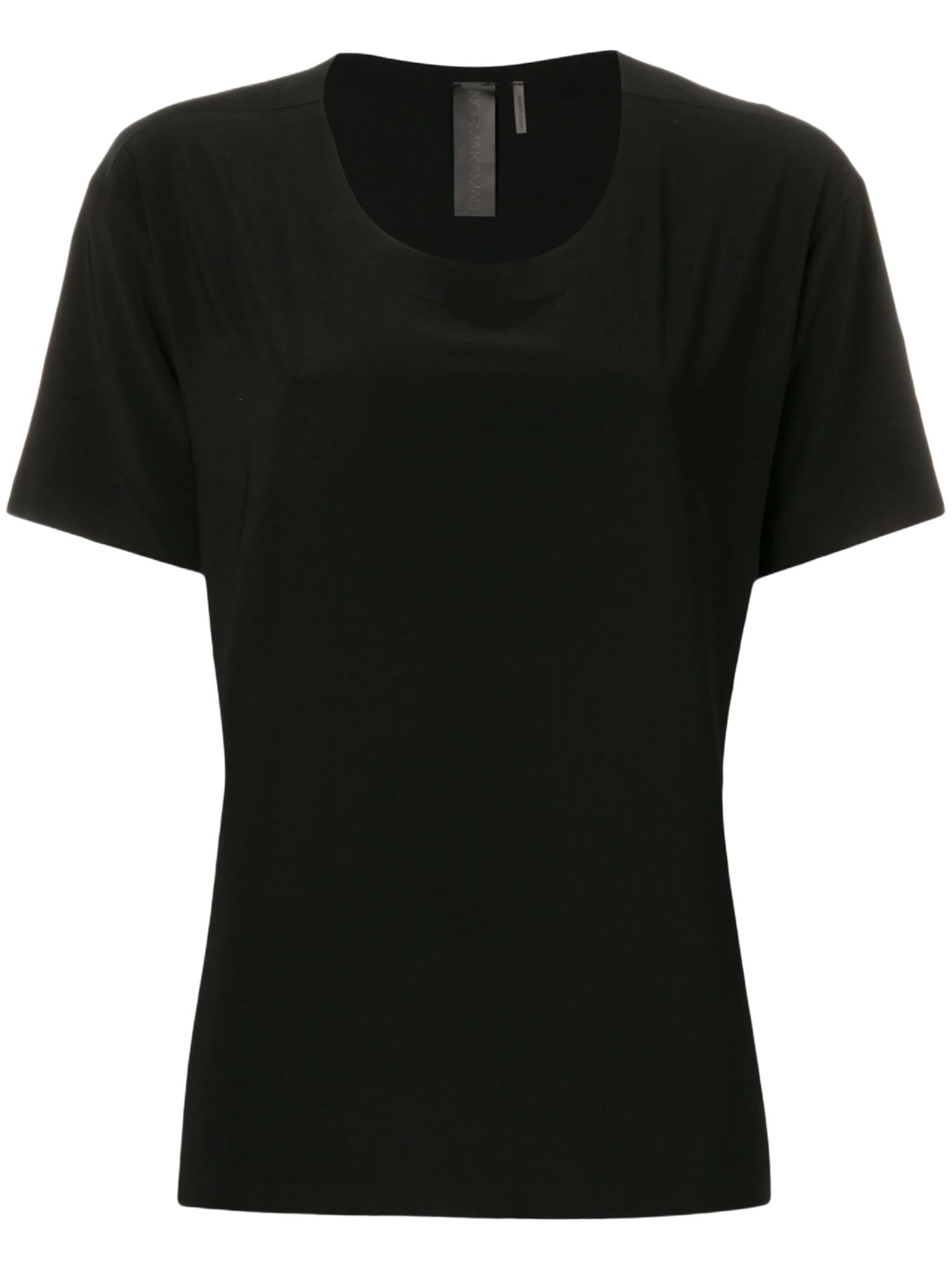 NORMA KAMALI MAGLIA GIROCOLLO BOXYFIT KK4266PL104001 BLACK 