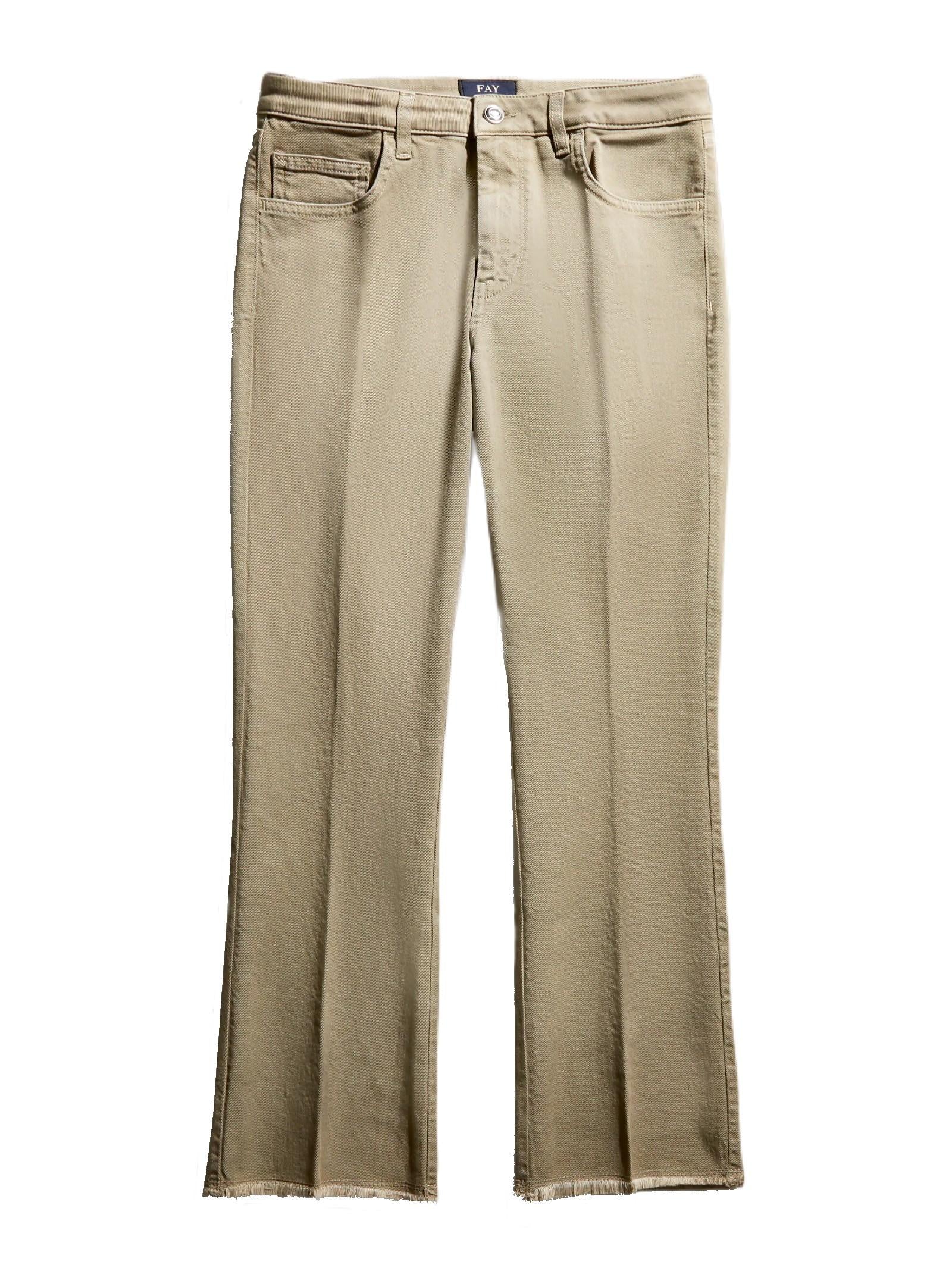 FAY PANTALONE CROP 5 TASCHE NTW8648520TQVR C006 