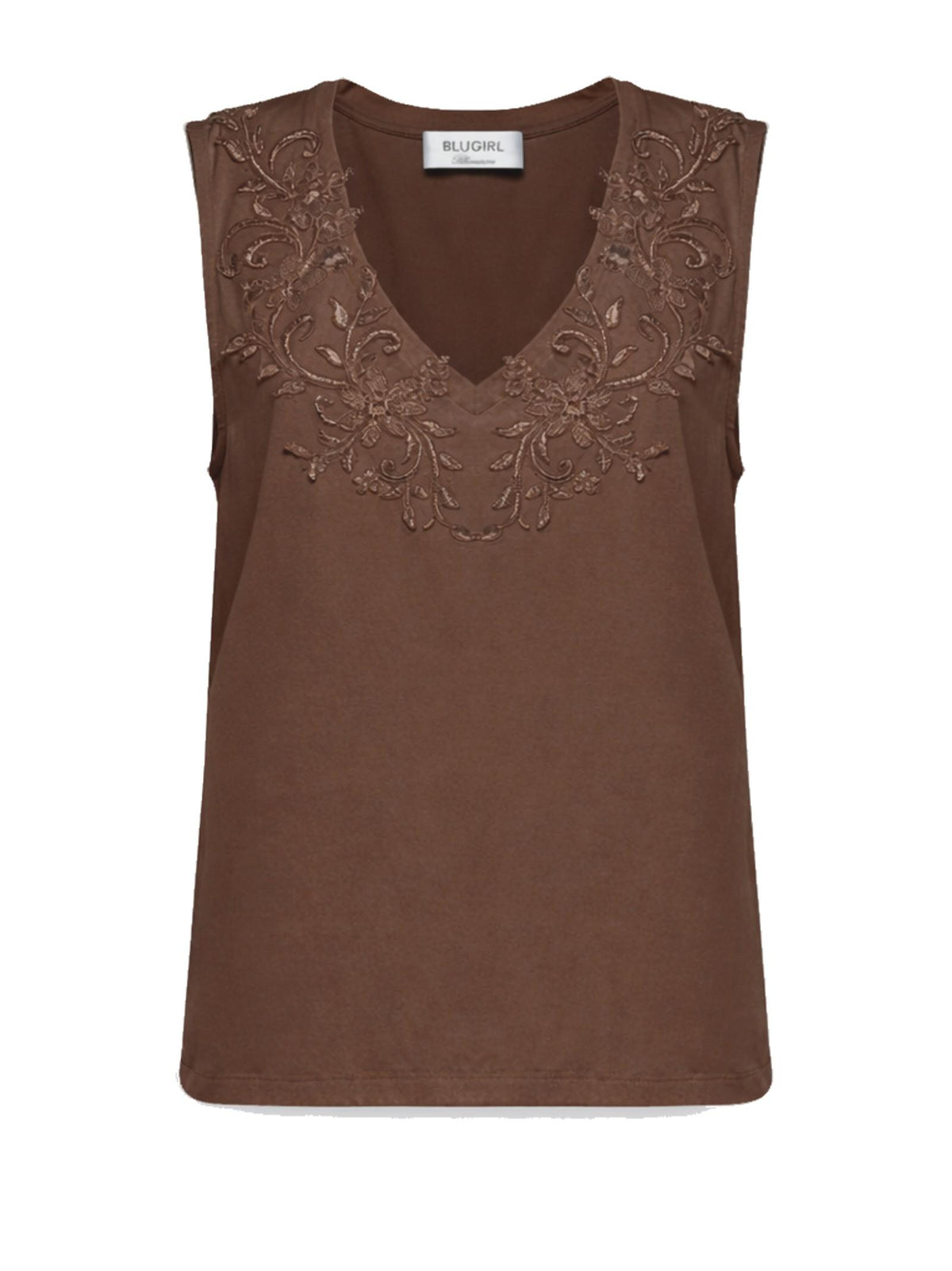 BLUGIRL IN JERSEY CON PIZZO RA6152J5003 90913 