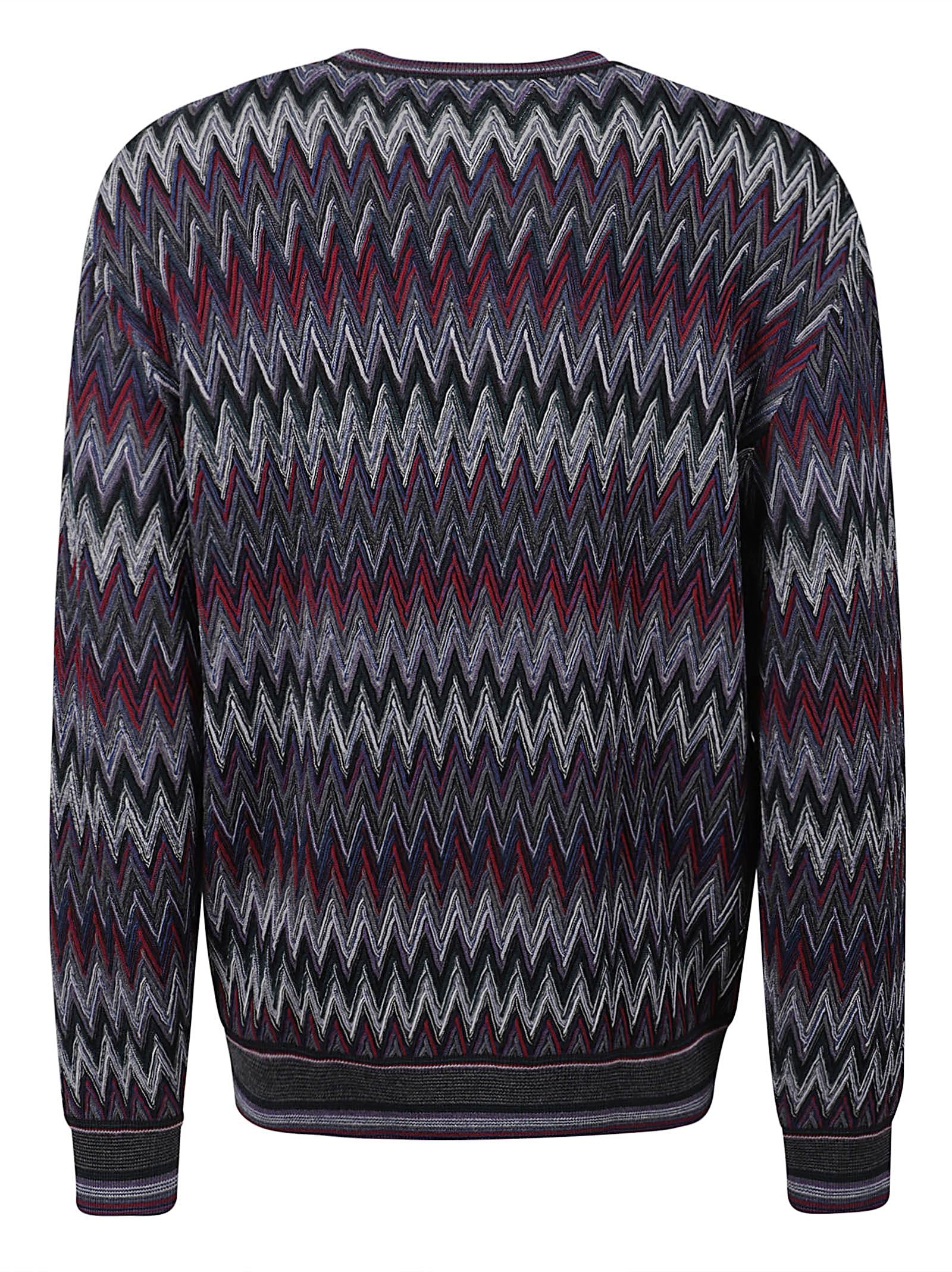 MISSONI MAGLIA MOTIVO ZIG ZAG US25WN0EBR012Y S4173 
