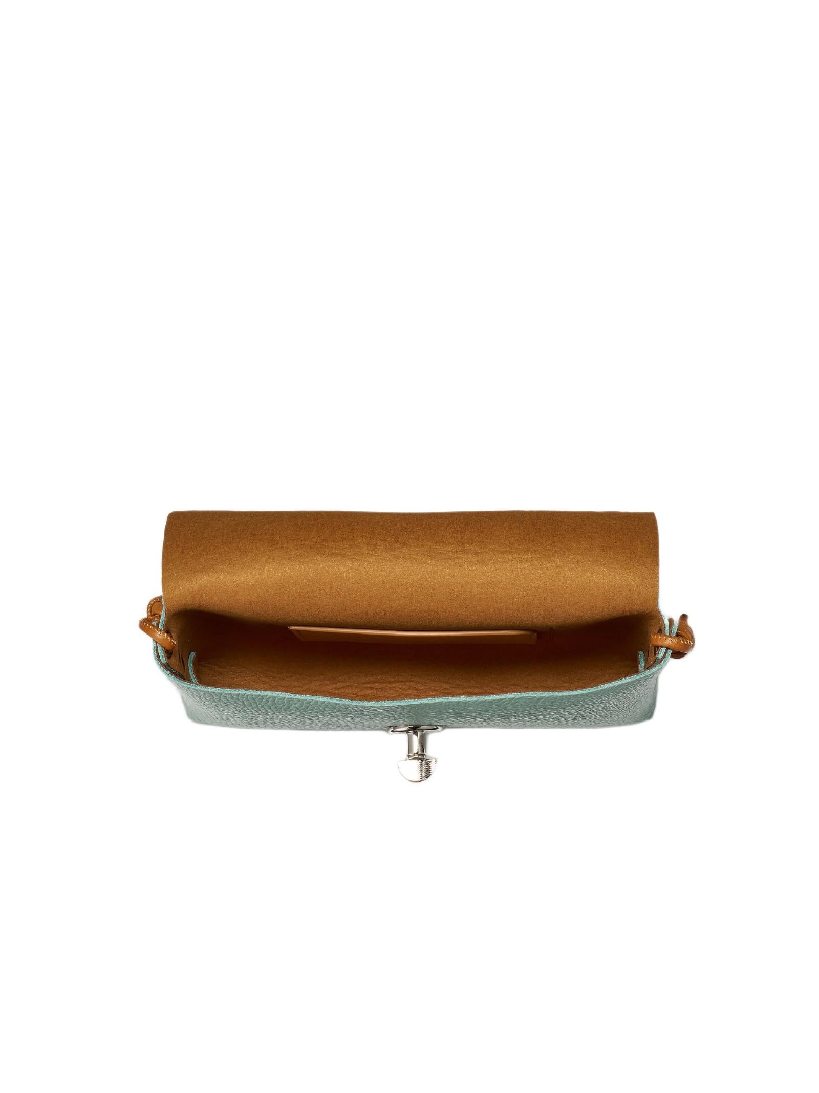 ZANELLATO BORSA LETTERA® SMALL IN PELLE MARTELLATA 0683310040000 ##Z0495 