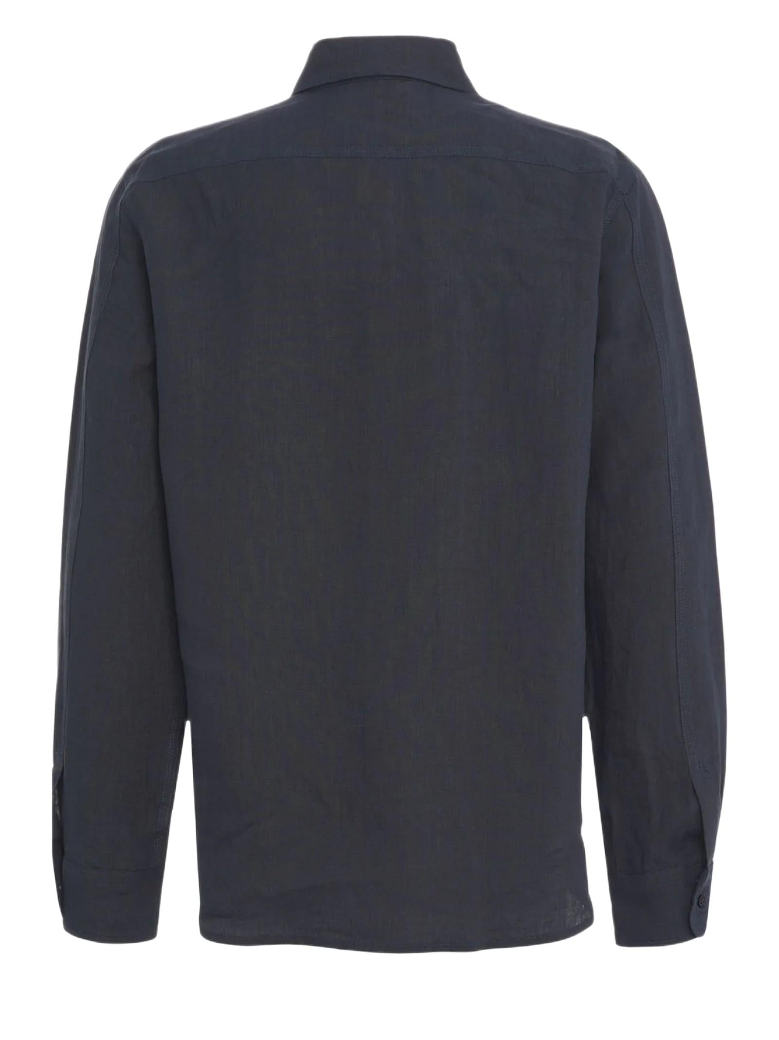 AMARANTO CAMICIA IN LINO B6AB0018 88M 