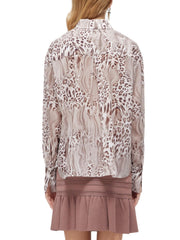 BLUGIRL CAMICIA IN SETA ANIMALIER RA6035T2949 P9371 