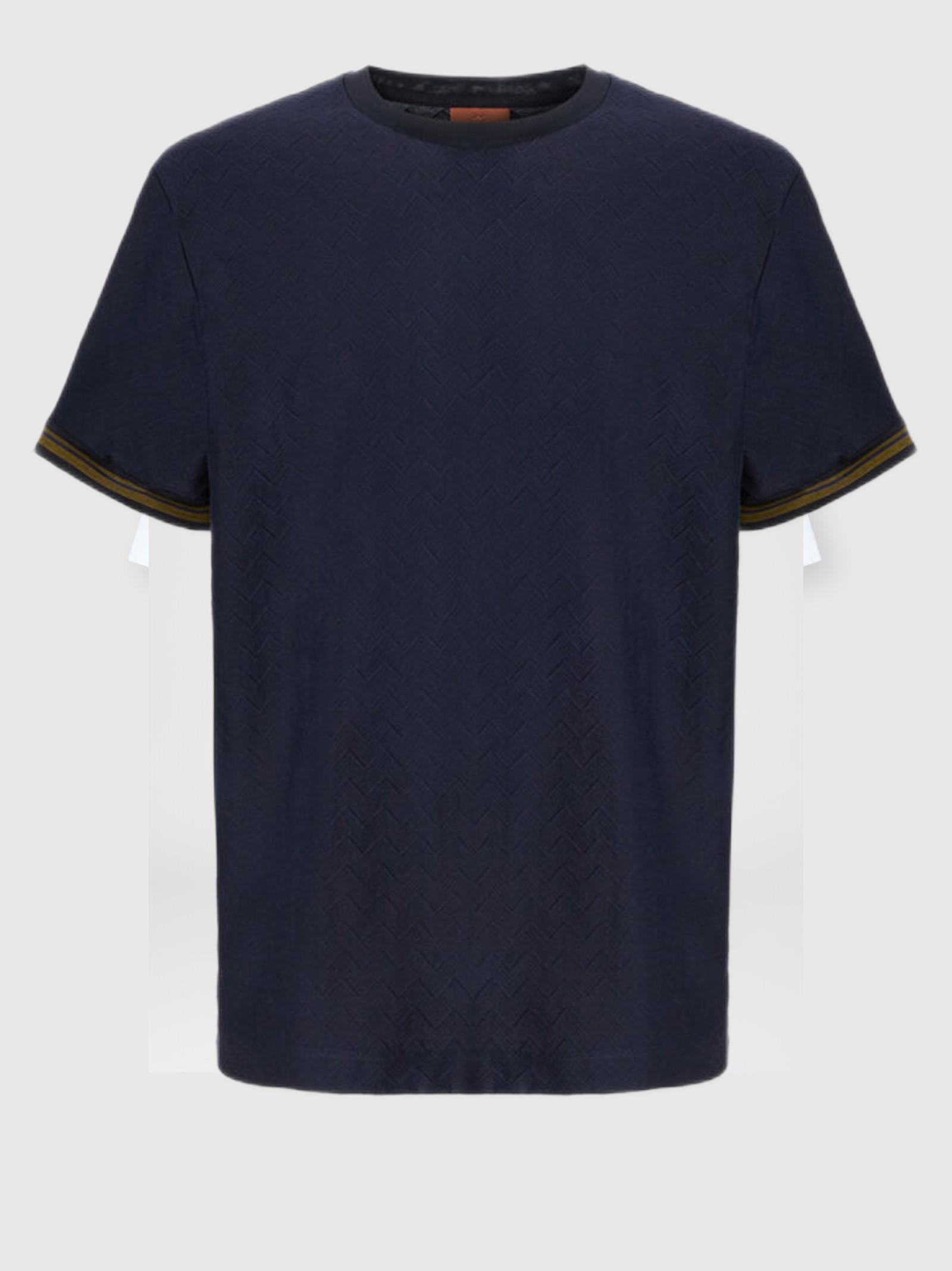 MISSONI T-SHIRT CON MOTIVO ZIG ZAG BS26SL01BJ00QM S72P4 