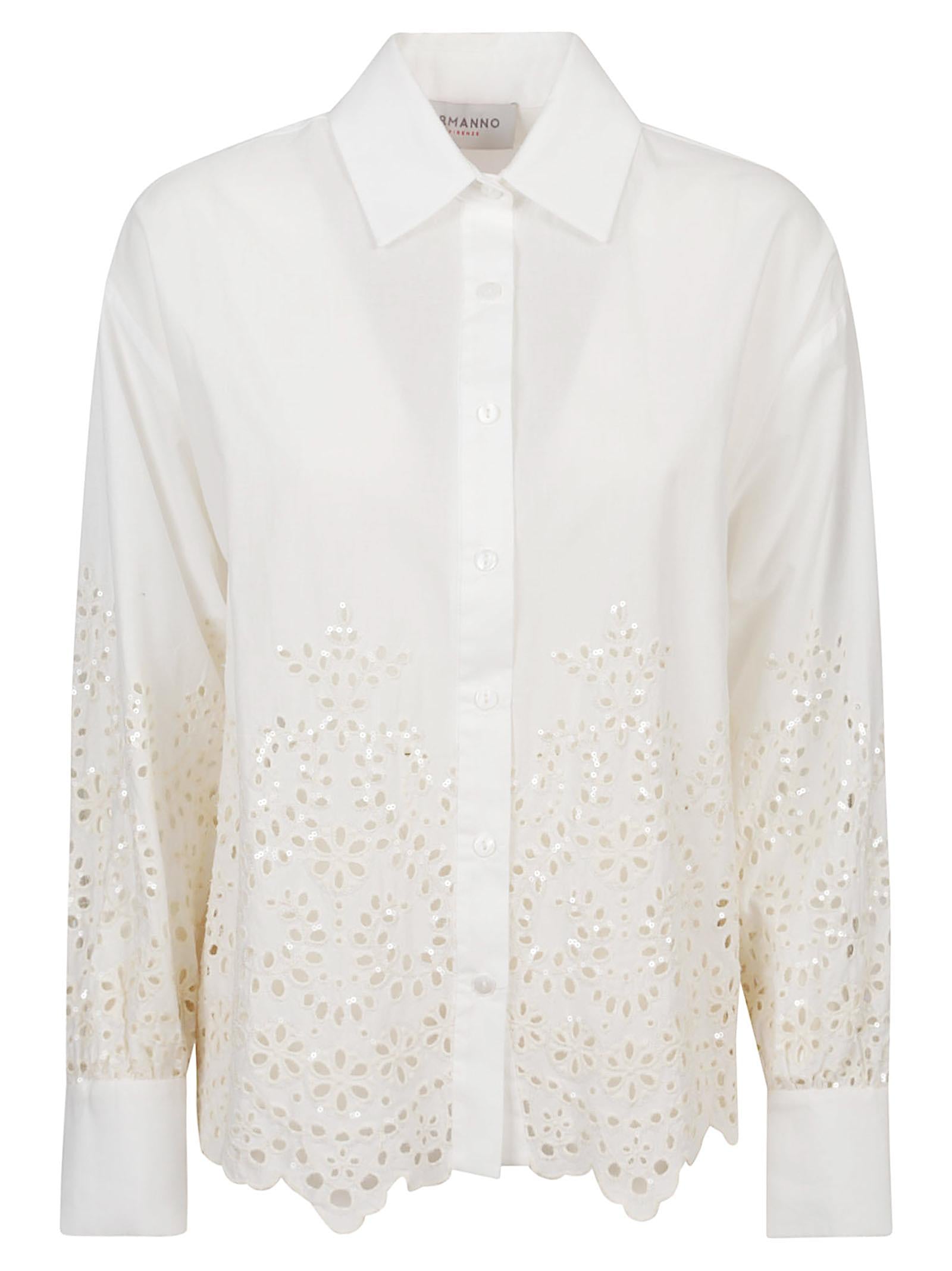 ERMANNO FIRENZE CAMICIA IN MUSSOLA D46EK032EN3 MF301 