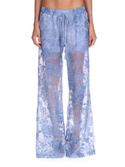 ERMANNO FIRENZE PANTALONE WIDE LEG IN PIZZO D48EP046E66 MF156 