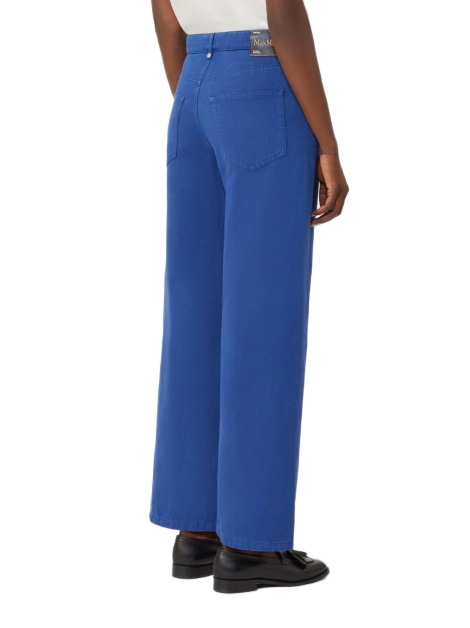 MAX MARA SMMONORATA PANTALONE IN COTONE LINO 2619131083600 004 