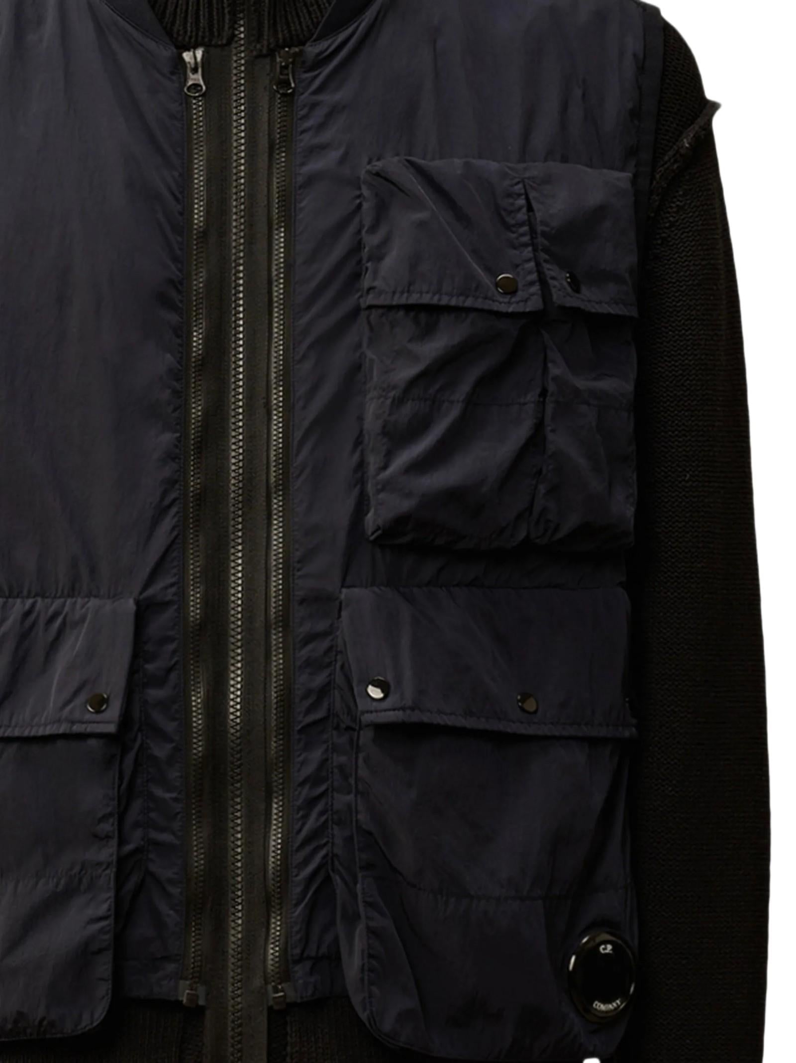 C.P. COMPANY CARDIGAN CON GILET STACCABILE 20CMKN131A006056M 888 