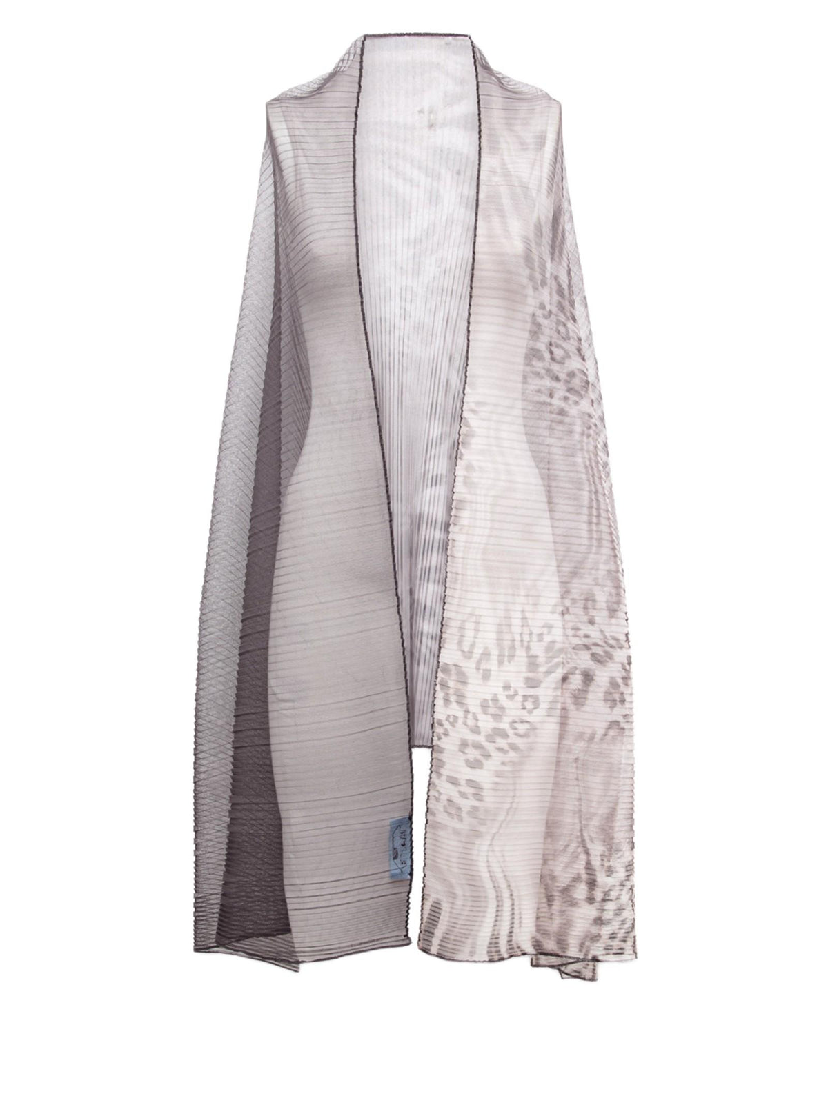 BLUGIRL STOLA IN TULLE PLISSET ANIMALIER NA6012J3895 P9371 
