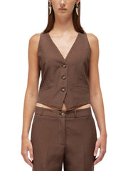 BLUGIRL GILET IN LINO RA6157T8823 P9414 