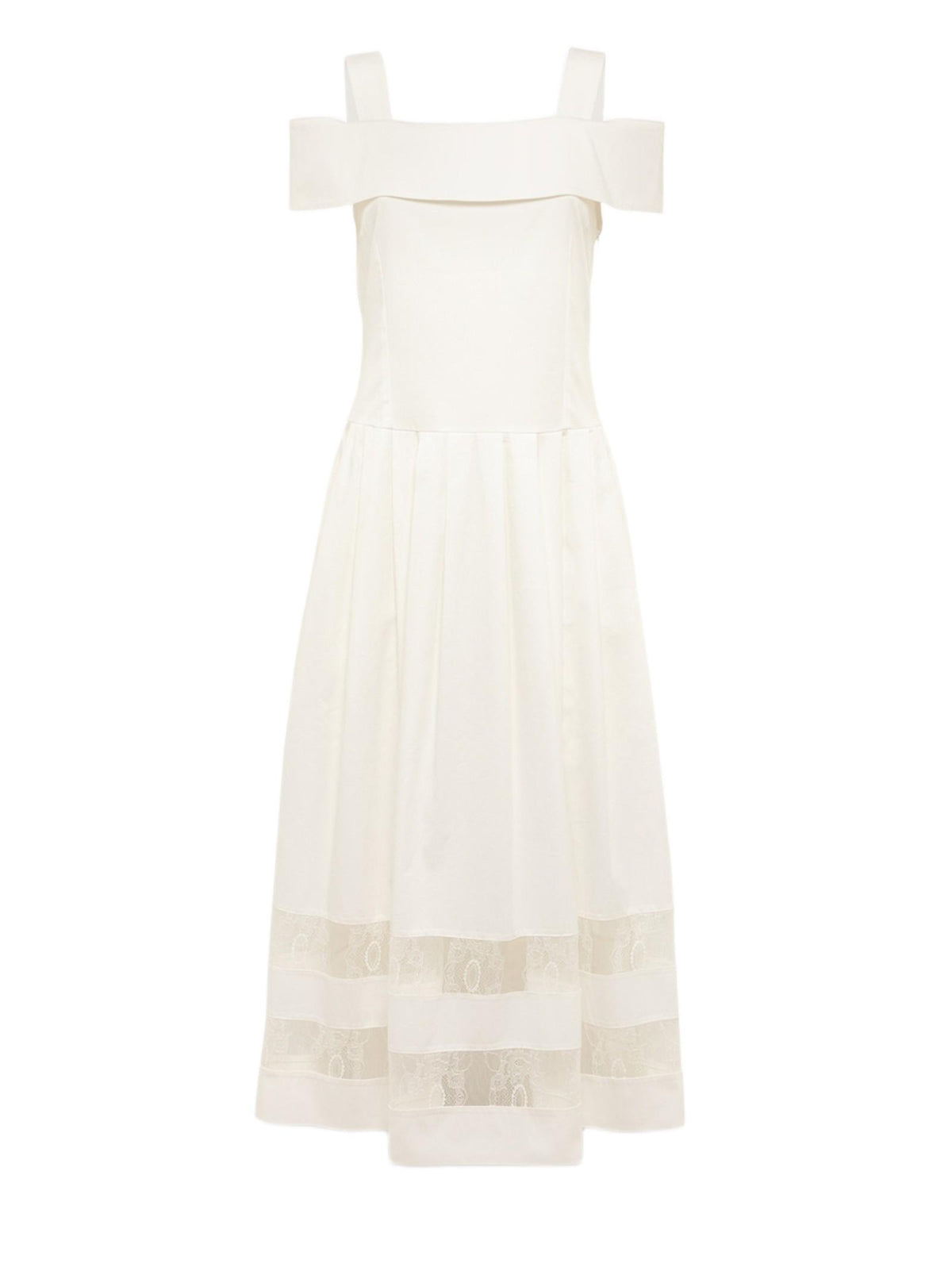 BLUGIRL ABITO MIDI CON INSERTI RA6154T544A 11111 