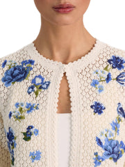 ALICE OLIVIA BY STACEY BENDET ANDERSON CARDIGAN CROCHET CC603546708 U165 