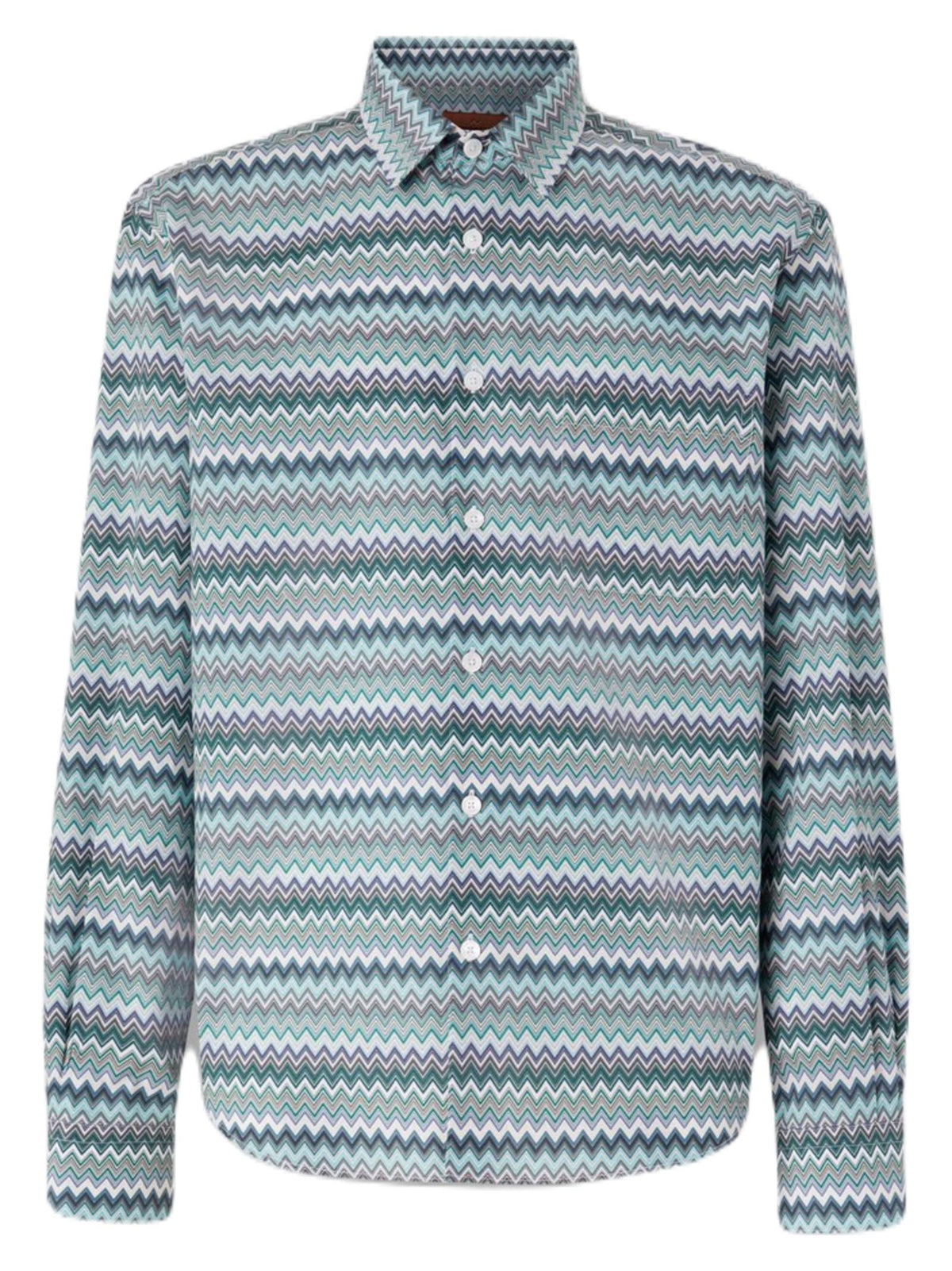 MISSONI CAMICIA POPELINE ZIG ZAG US25SJ0HBW00W0 S01FS 