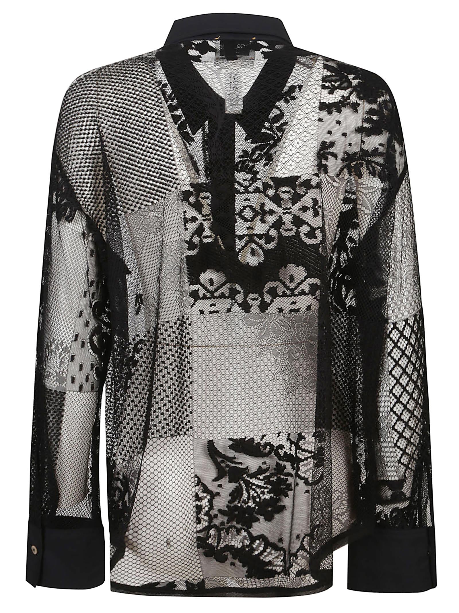 FORTE_FORTE CAMICIA OVER IN PIZZO 13598_MYSHIRT 8000 