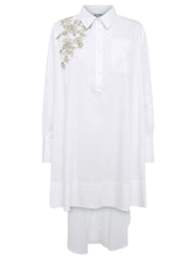 BLUGIRL TWIG ABITO IN POPELINE CON RICAMO RA6144T2943 1111 