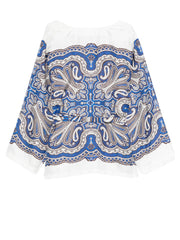 P.A.R.O.S.H. BLUSA IN SETA STAMPATA SKINDYD313347 800 