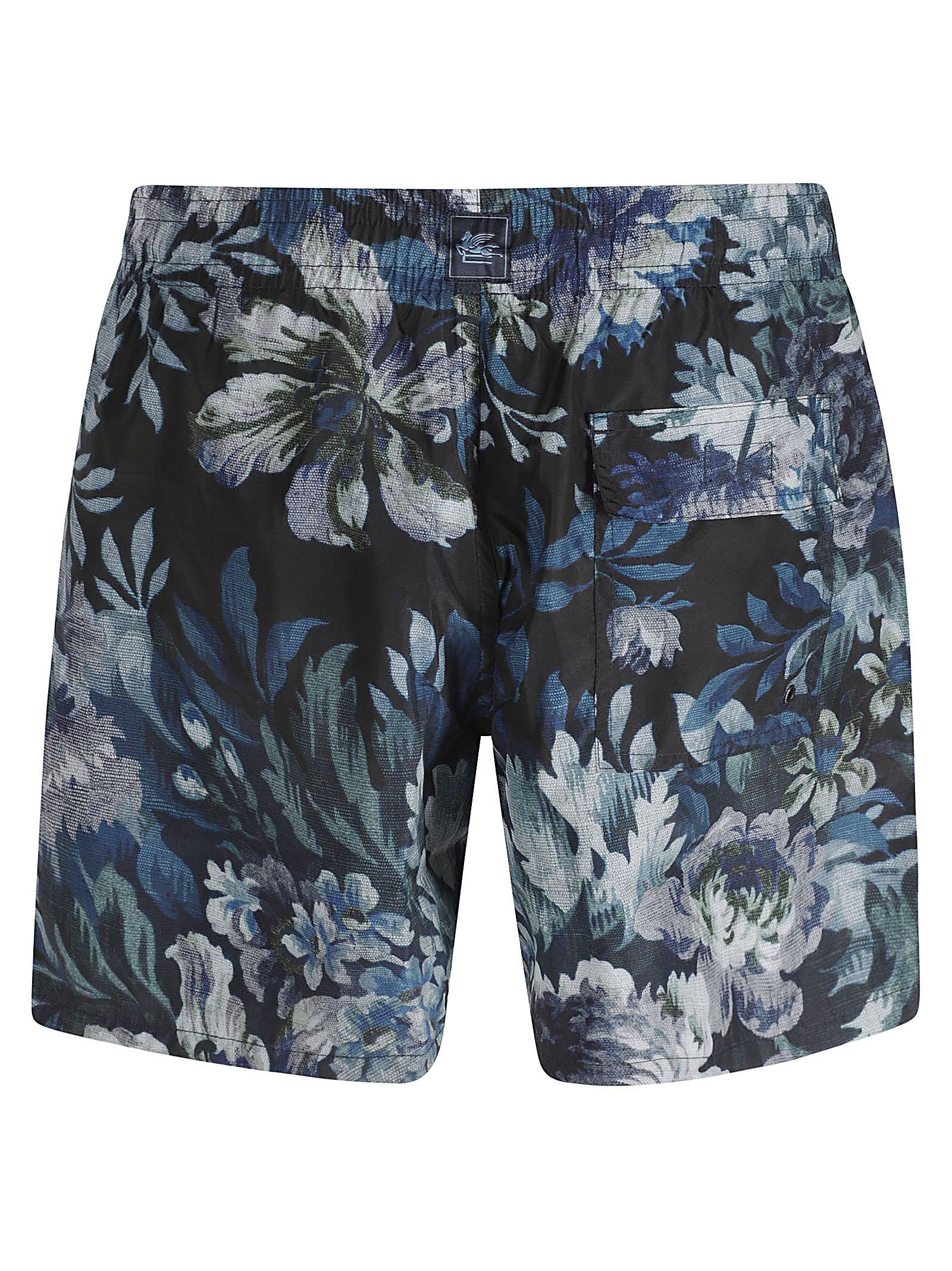 ETRO FLORAL PRINT BEACH BOXER 1B351132 200 