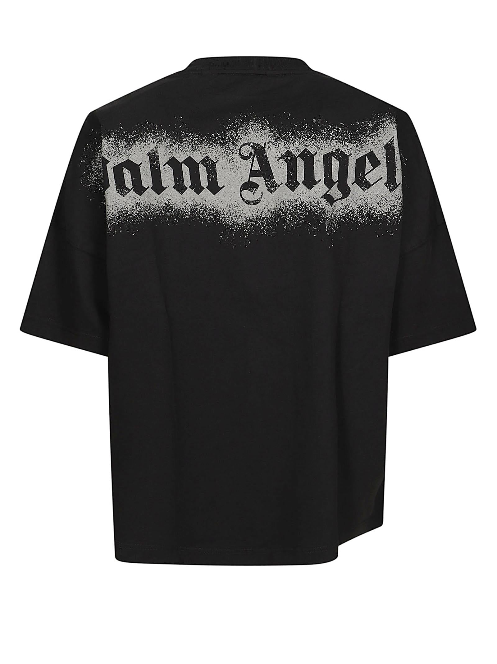 PALM ANGELS CURVED LOGO T-SHRT PMAA109S26JER00G 1003 