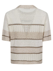 D.EXTERIOR MAGLIA RIGATA TRAFORATA 62328 1BIAN 
