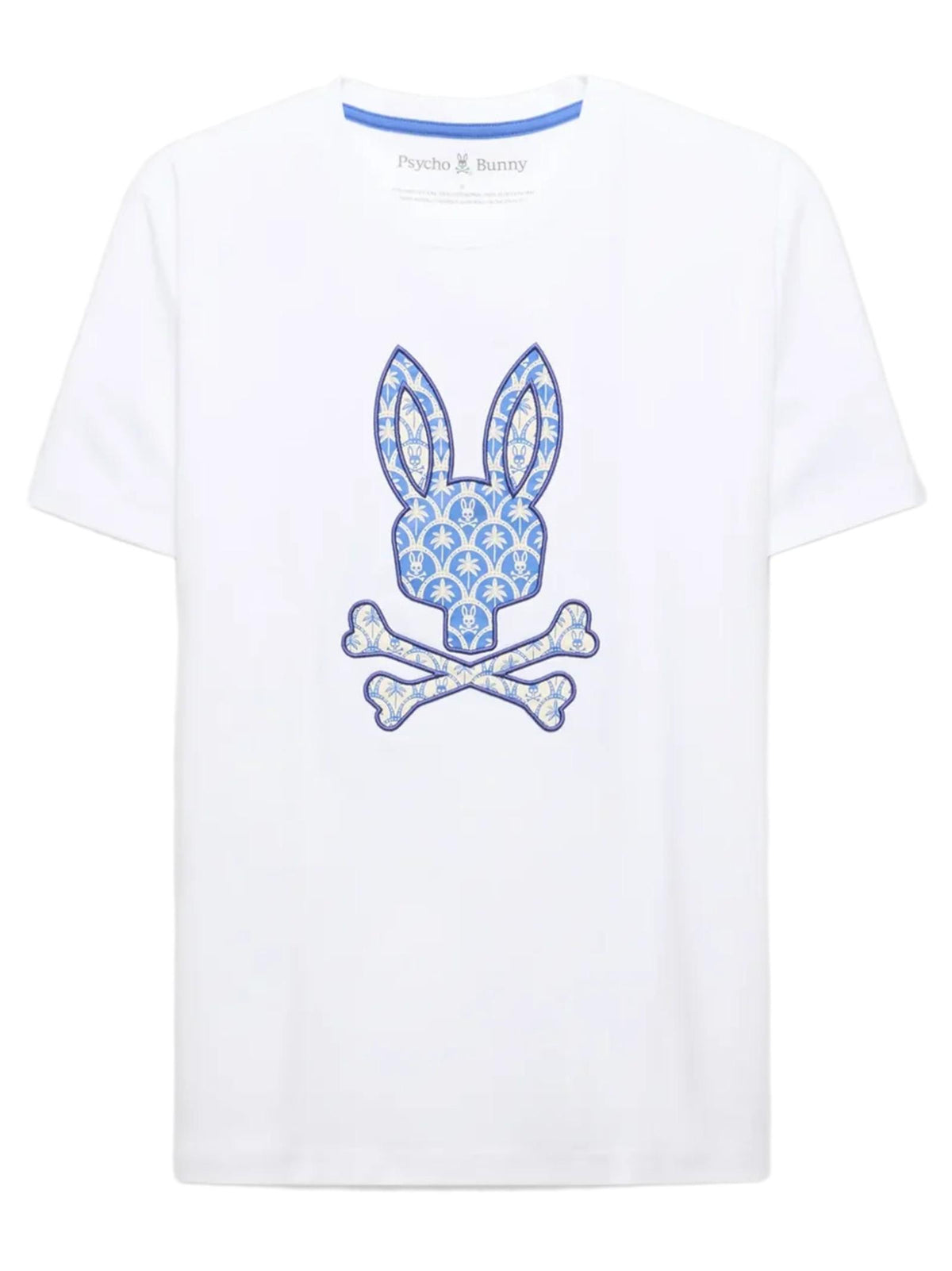 PSYCHO BUNNY BRADY STAMPA RICAMATA MT0200274 100 