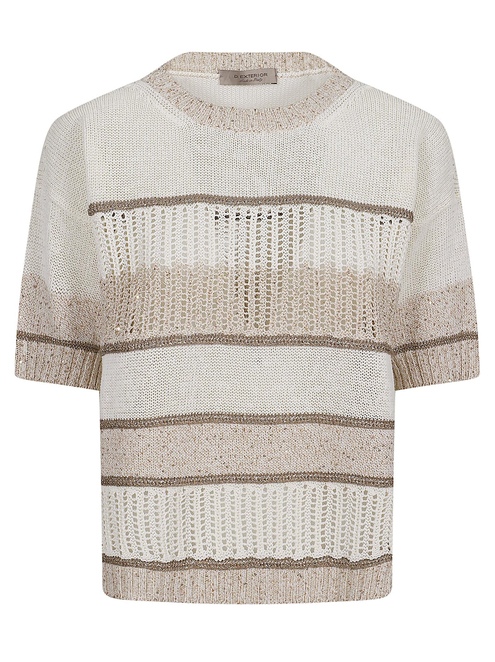 D.EXTERIOR MAGLIA RIGATA TRAFORATA 62328 1BIAN 