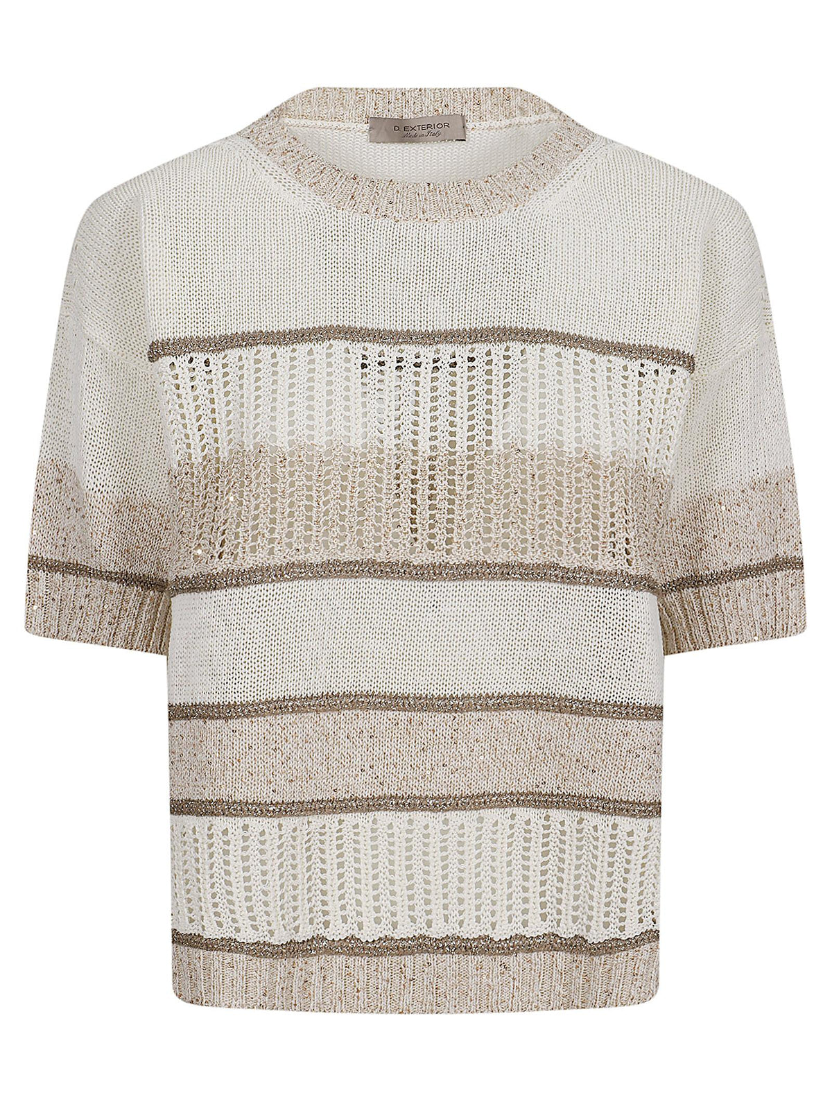 D.EXTERIOR MAGLIA RIGATA TRAFORATA 62328 1BIAN 