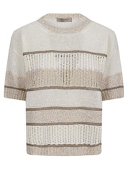 D.EXTERIOR MAGLIA RIGATA TRAFORATA 62328 1BIAN 