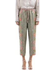 PIERRE LOUIS MASCIA ALOE PANTALONE IN SETA ALOE/S-PT10959 517912 