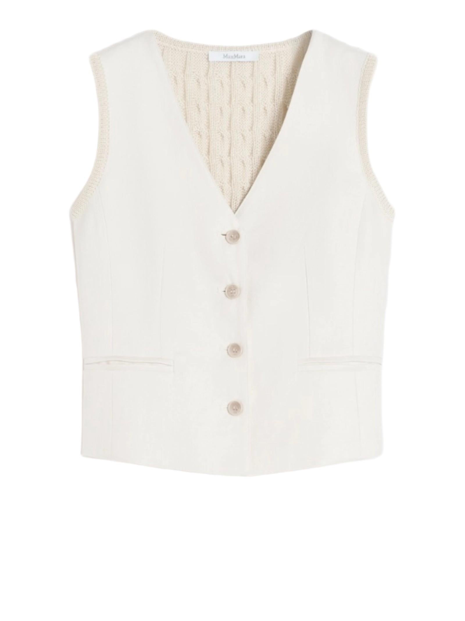 MAX MARA MXMCALIB GILET IN MAGLIA <BR/> 2611351012600 001 