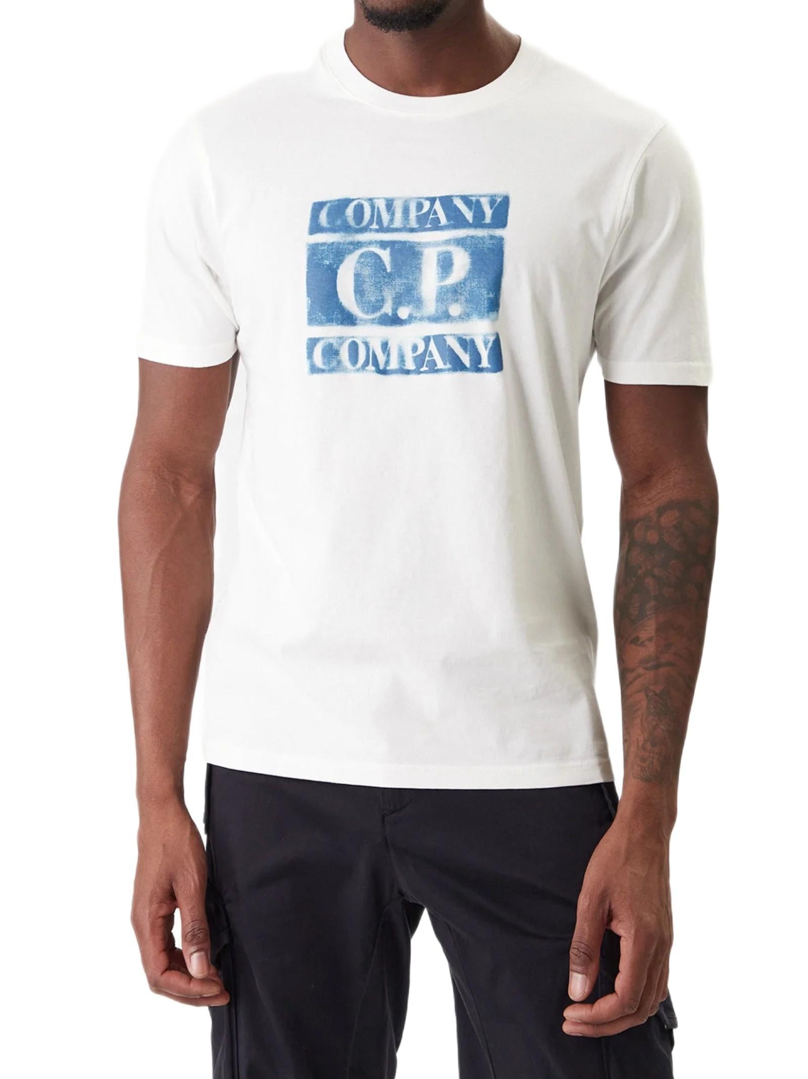 C.P. COMPANY T-SHIRT CON LOGO 20CMTS144A110579W 103 