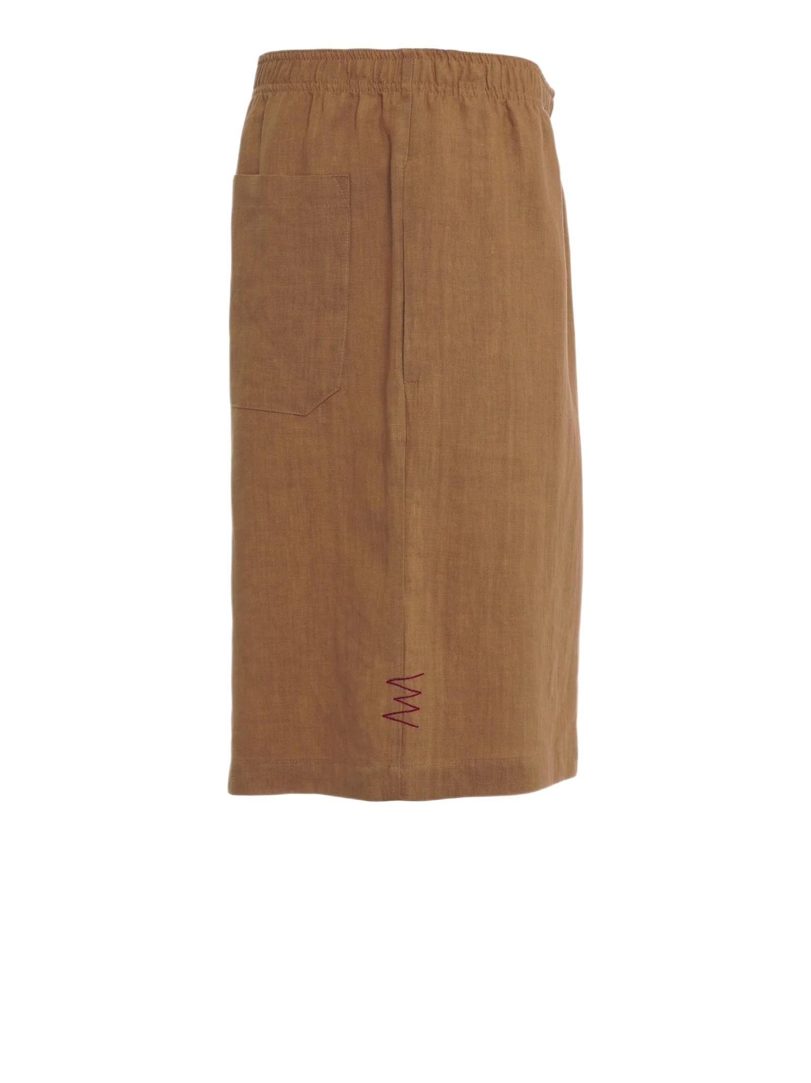 AMARANTO BERMUDA IN LINO B6AB0039 62M 