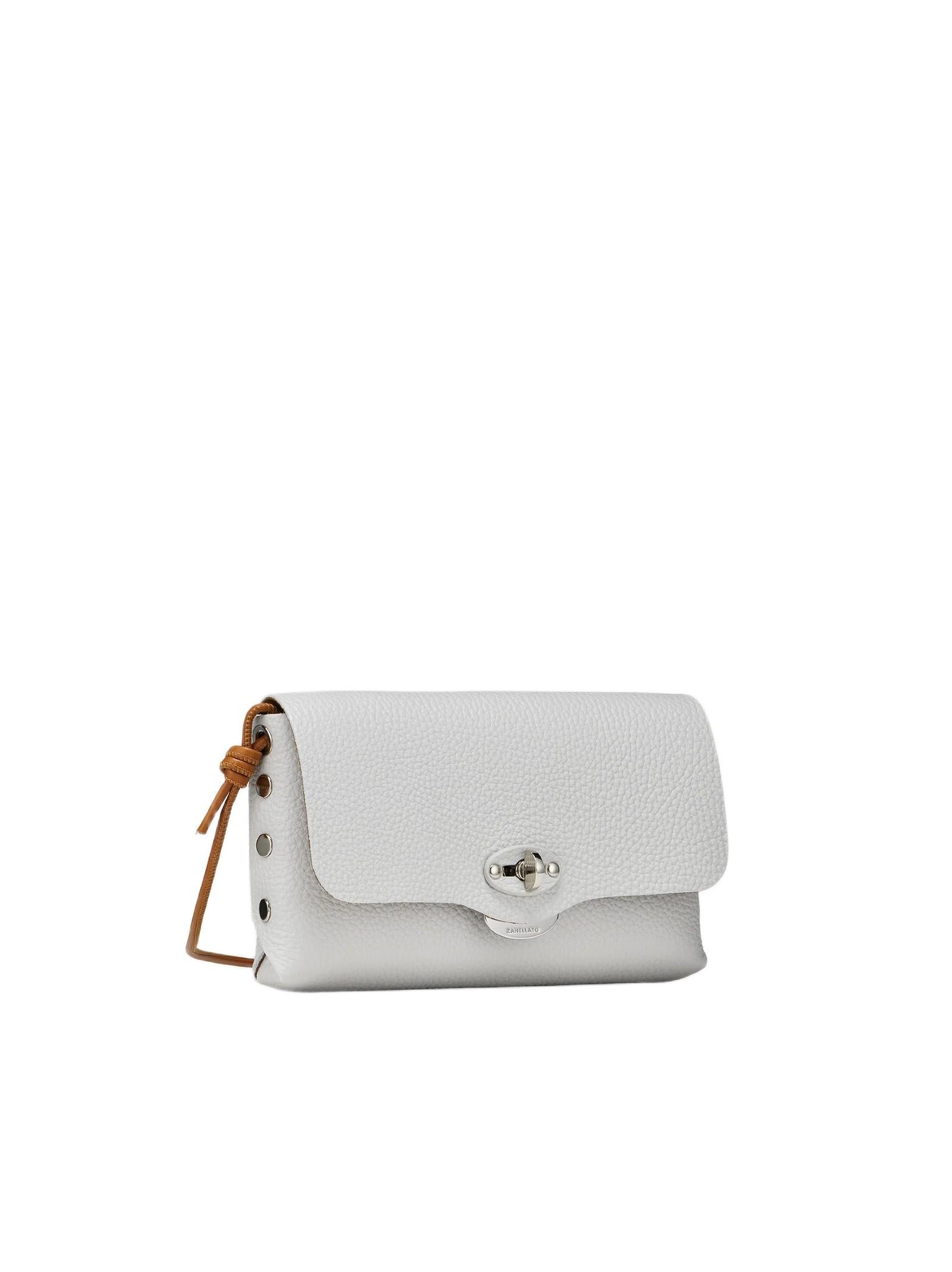 ZANELLATO BORSA LETTERA® SMALL IN PELLE MARTELLATA 0683310040000 ##Z0180 