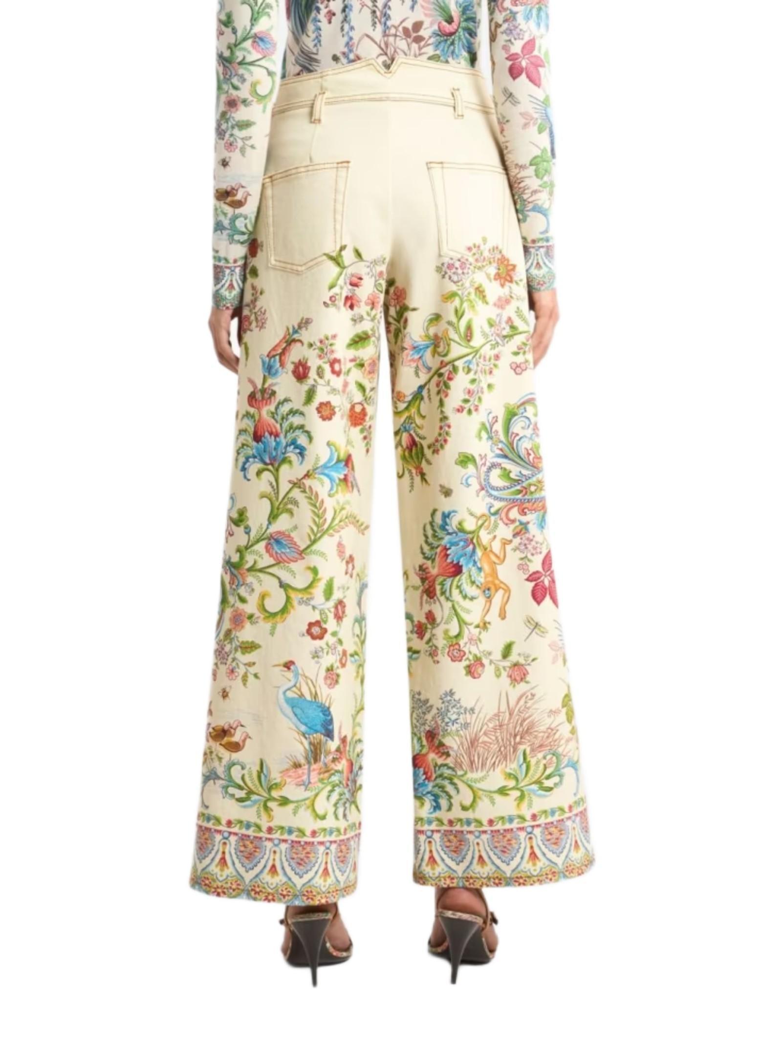 ETRO STAMPATO WIDE LEG WRNB0006AKG53 X0802 