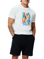 PSYCHO BUNNY TANNER STAMPA MULTICOLOR MT0200285 100 