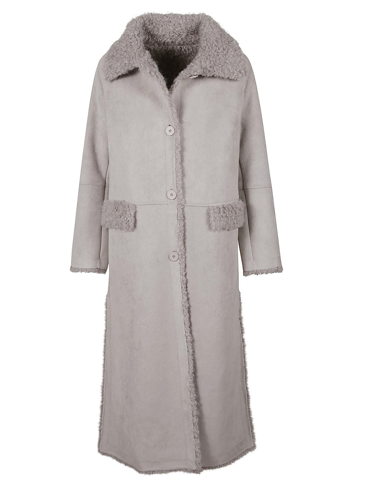 VALENTINI 1972 CAPPOTTO ECOMONTONE REVERSIBILE M4104 STONE 