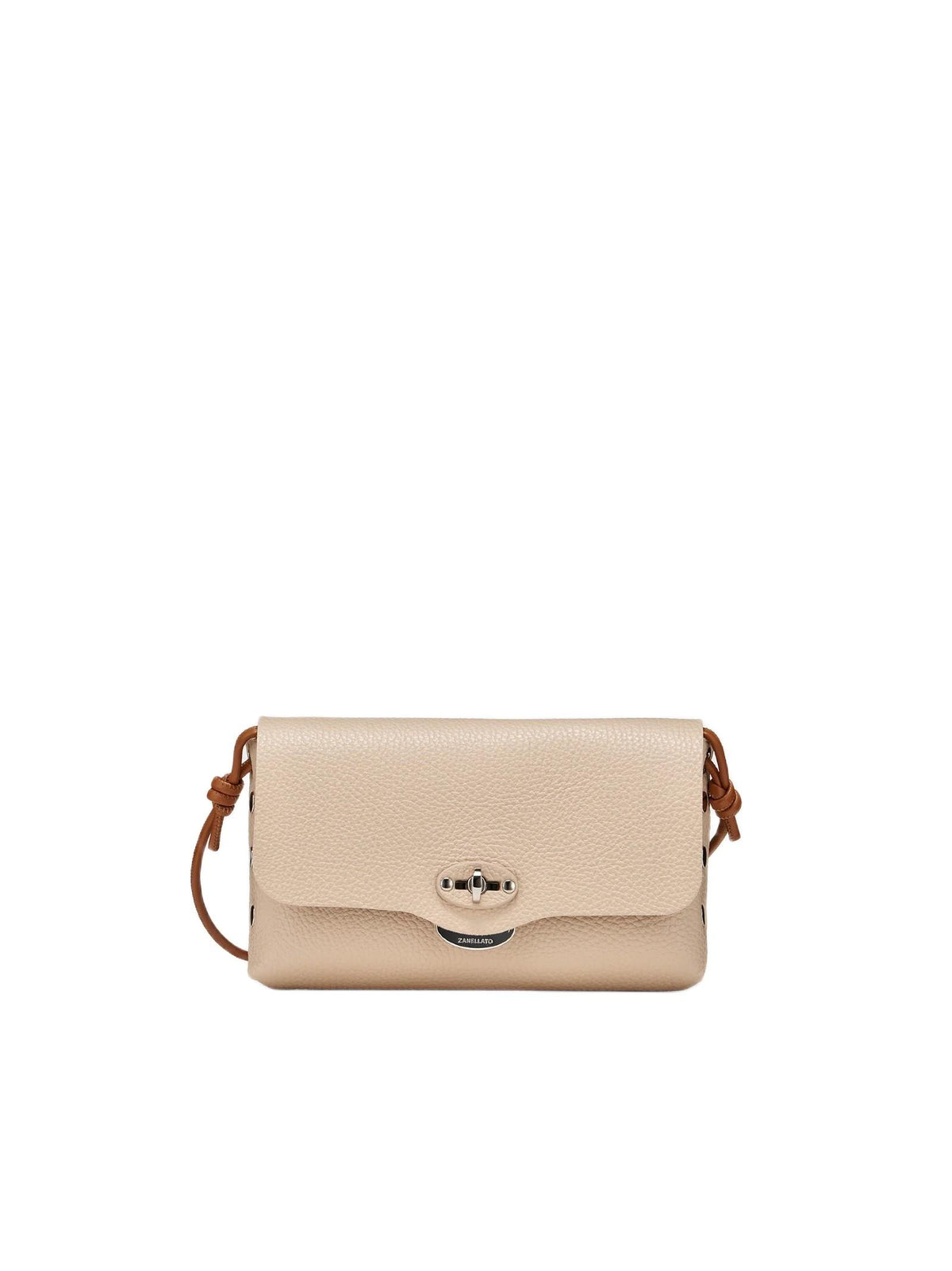 ZANELLATO BORSA LETTERA® SMALL IN PELLE MARTELLATA 0683310040000 ##Z0812 