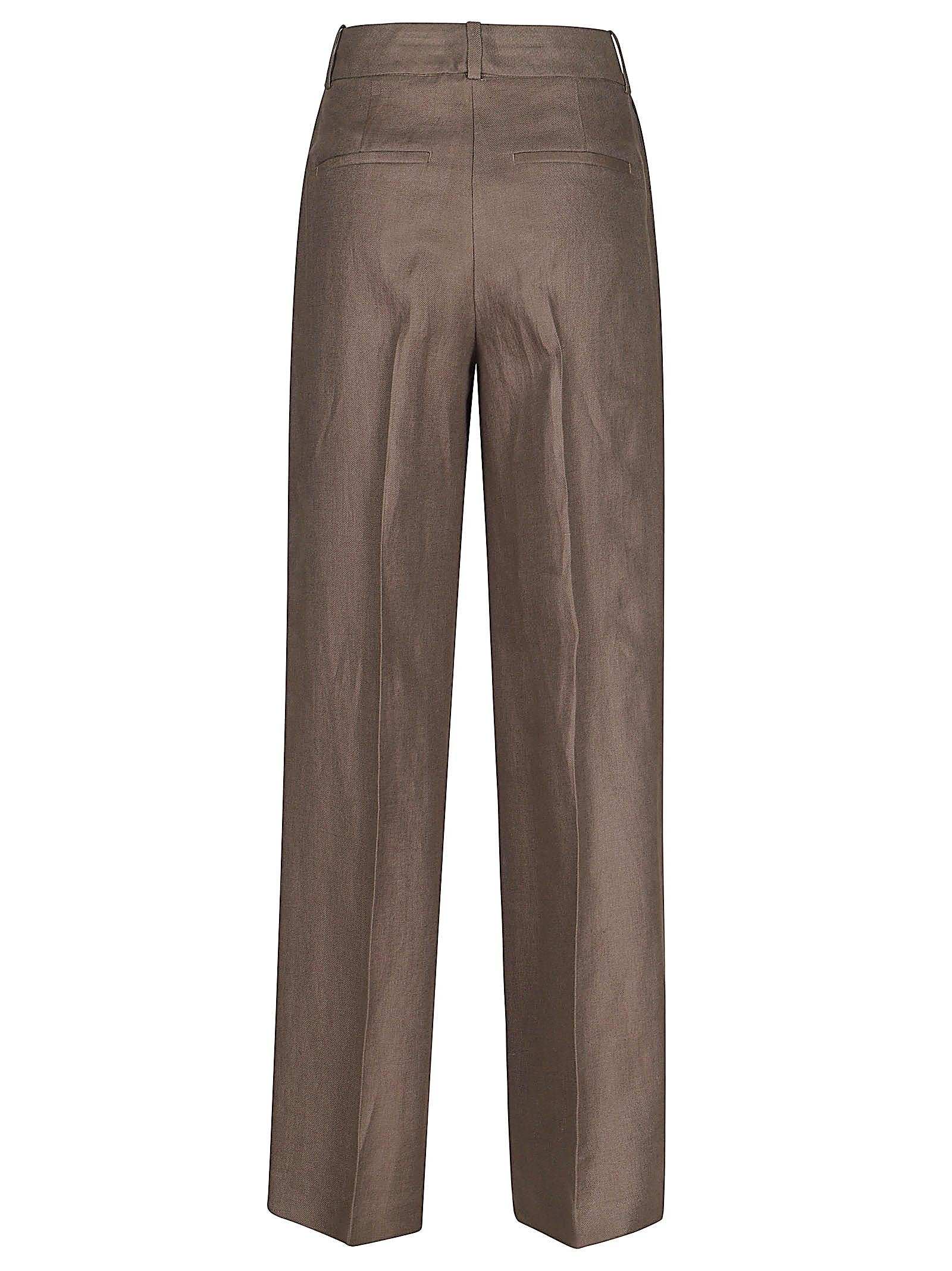 PESERICO PANTALONI PALAZZO IN LINO A0404002606 151 