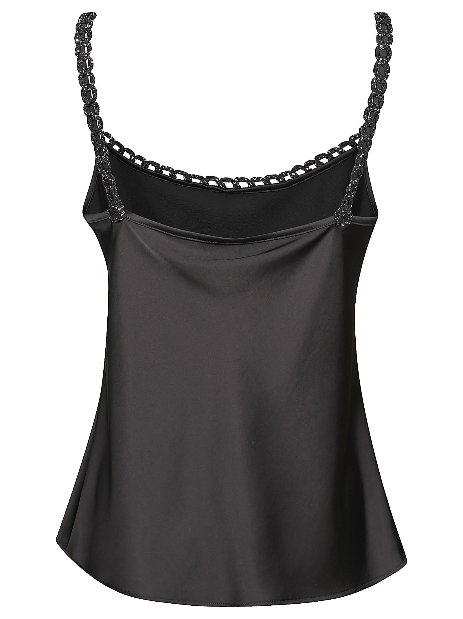 D.EXTERIOR TOP SATIN CON CATENA 62666 2NERO 